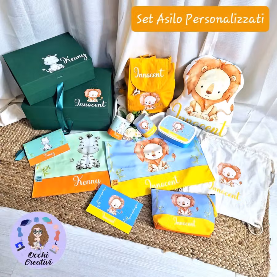 Box Asilo · Coordinato con Cuscino