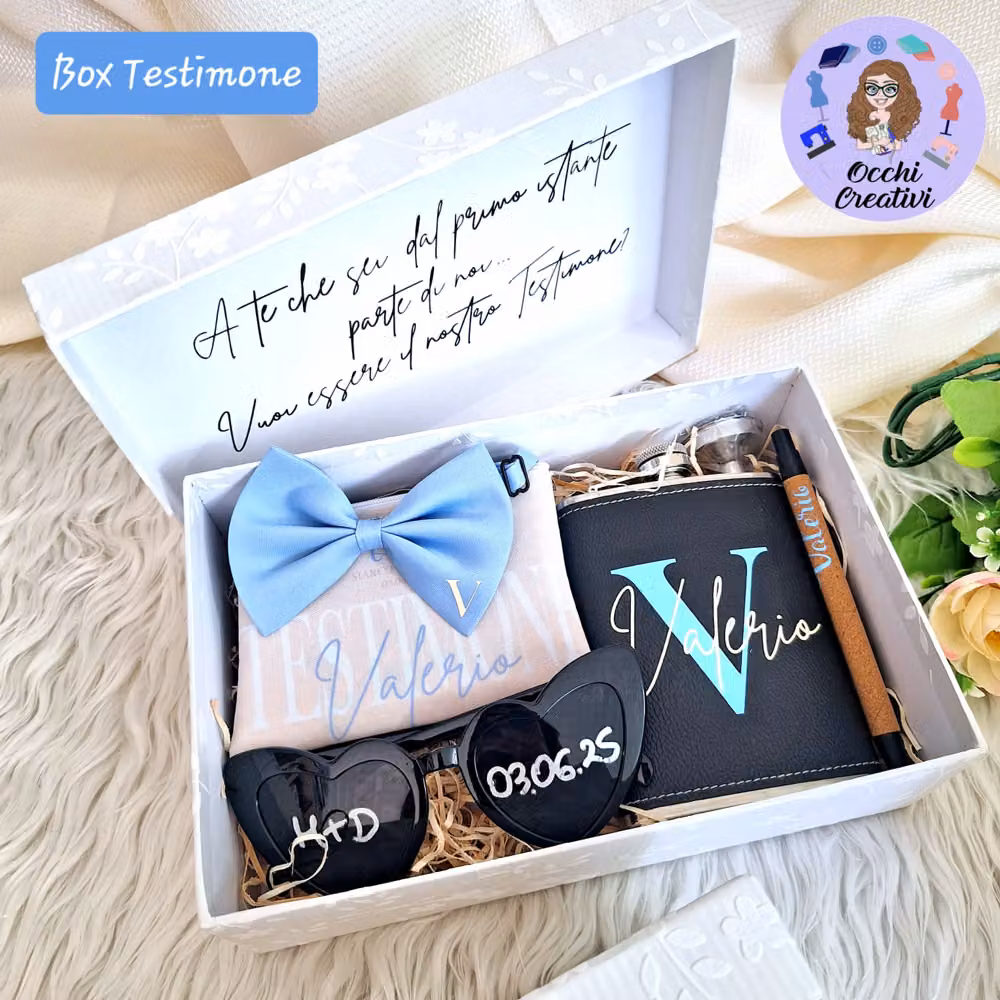 Box Testimone Classica · Papillon e Accessori