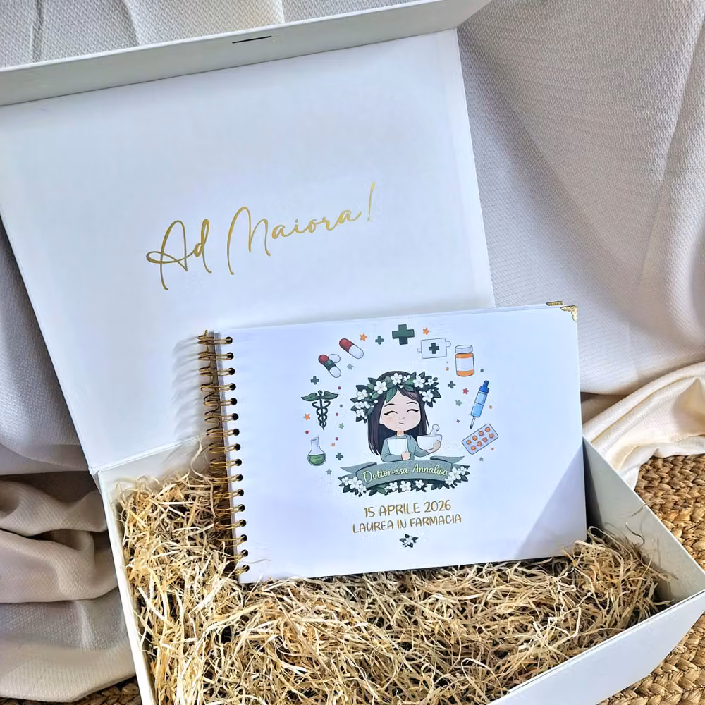 Box con album foto